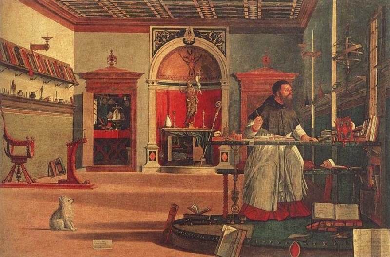 Vittore Carpaccio St.Augustine in his study